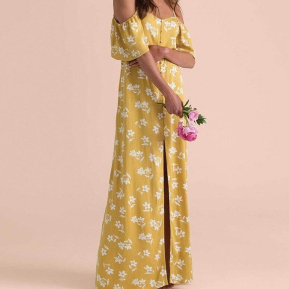 Billabong Dresses & Skirts - NEW Billabong X Sincerely Jules Shoulder Sway Maxi Dress Size Small
